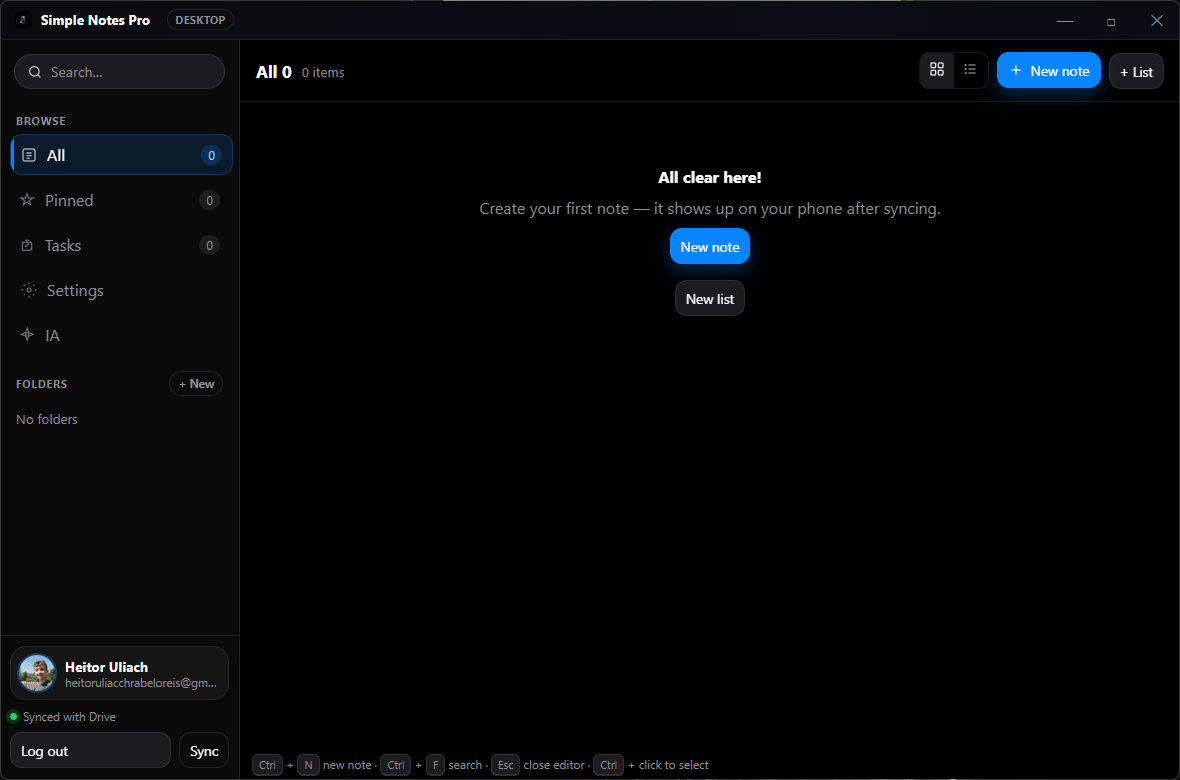 Simple Notes Pro no Windows